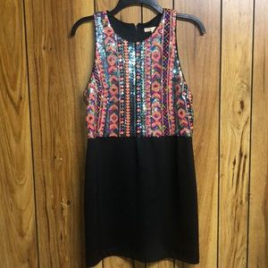 women’s multi color short dress